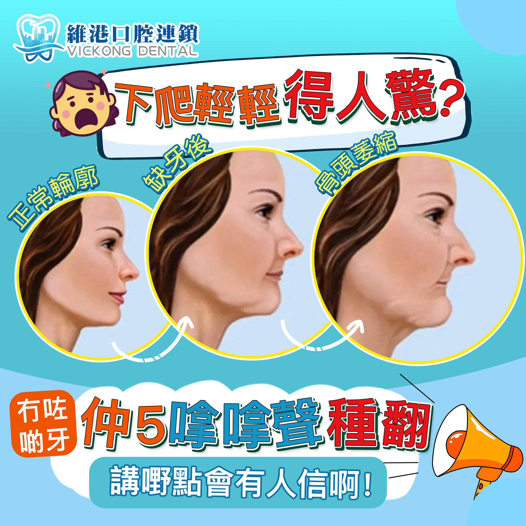 下爬輕輕得人驚？缺牙嘅危害同深圳維港口腔點幫到你