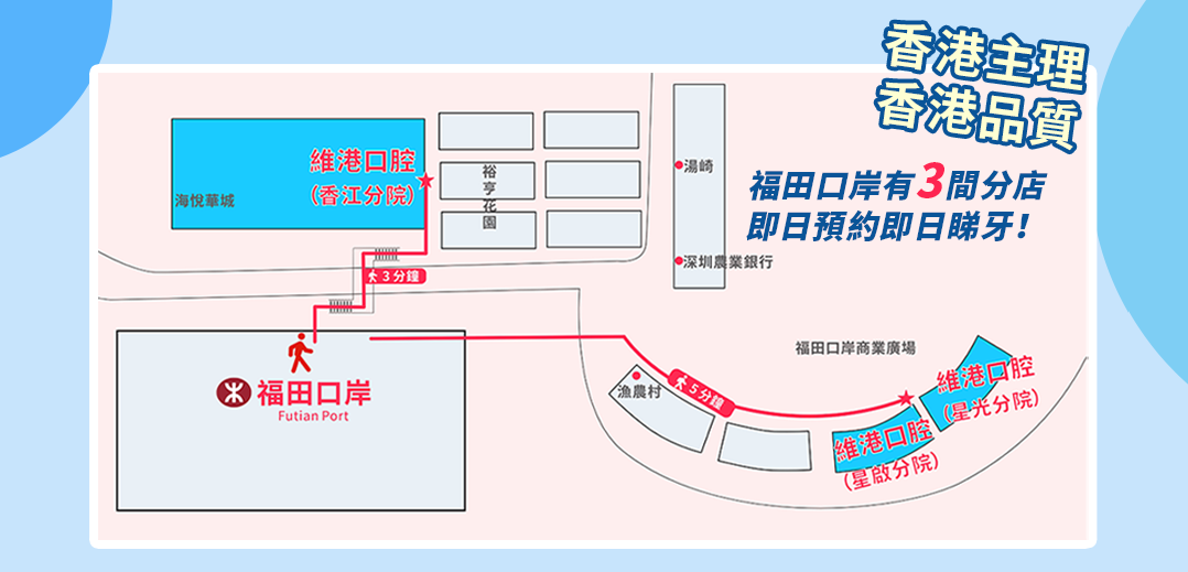 维港口腔福田口岸分院